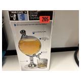 Glass globe drink dispenser