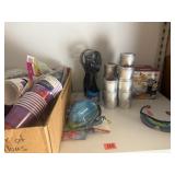 Portable fan, party supplies, ball, sunglasses