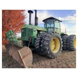 8630H John Deere 4WD Tractor w/ Blade