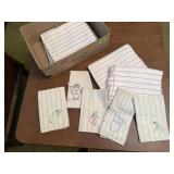 Embroidered, blank feed sack towels