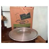 Spun aluminum lazy susan