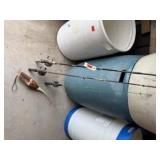 Fishing poles, pocket Fisherman