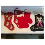 1950s Christmas stockings