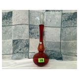 Ruby Birchoff glass decanter
