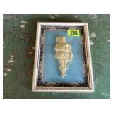 Framed midevial sculpture