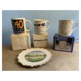 God Bless Our Camper plate, mugs (3)