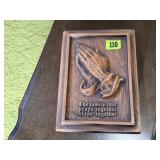 Praying Hands wall decor