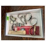 Wristwatches, watch bands