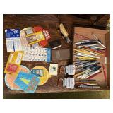 Iowa advertising lot, pencils, hangers, notepads