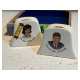 1965 Iowa State Fair JFK salt & pepper shaker set