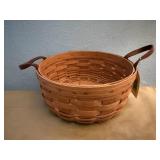 Round Longaberger basket