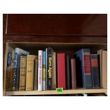 Shelf of books, Webster