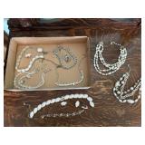 Vintage costume jewelry, necklace & earring sets