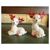 Vintage ceramic reindeer