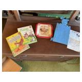 Walt Disney books, plastic Mickey Mouse bookholder