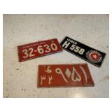 License plates (3)