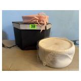 Hat box, hats included