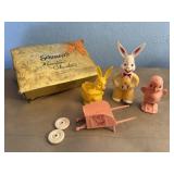 Candy box of Easter decorations