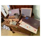 Scrabble game, Chalkboard