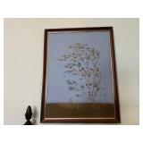 Tree needlepoint picture