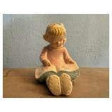 Vintage girl statue