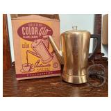 Copper coffee maker