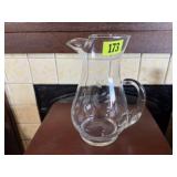 Princess House glass pitcher