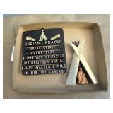 Indian Prayer, teepee wall decor