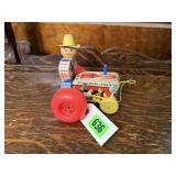 Fisher Price farmer pull toy