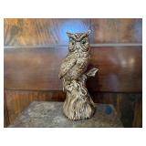 Ceramic owl statue