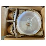 Fire King Copper Tint ovenware set