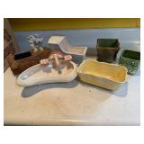 Planters, cradle, peek a poo