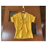 Vintage yellow blouse