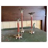 Candlesticks, set of 3