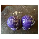 Fiestaware salt & pepper shakers