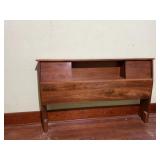 Full size bookcase headboard