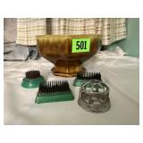 Planter, floral frogs