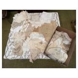 Lace tablecloths, doilies, runners