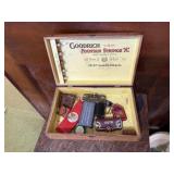 Cigar box, keychains
