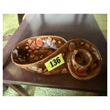 Mid century ceramic centerpiece