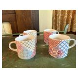 Matching coffee mugs (4)