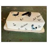 Chicken butter dish