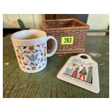 Basket, mug, Bless This House rest