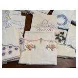 Embroidered pillowcases