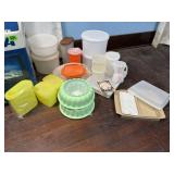 Tupperware storage containers, molds