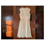 Sleeveless button up dress