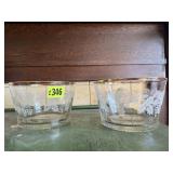 Gold rimmed bowls (2)