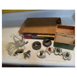 Cookie, biscuit cutters, recipe box, icing tips