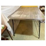 Vintage kitchen hair pin legged table