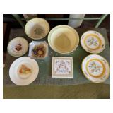 Stangl Terra Rose, LuRay Pastels, assorted dishes